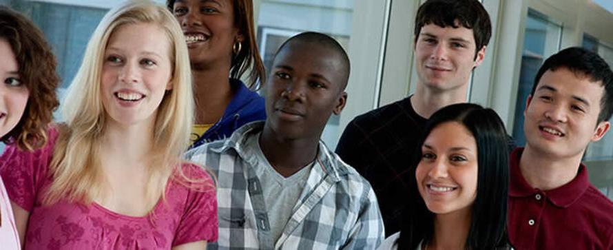 Smiling students